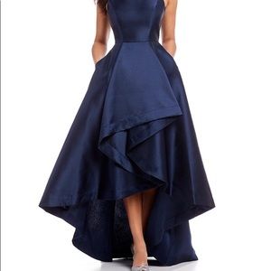 Adrianna Papell Hi-low Asymmetrical Midnight-Gown